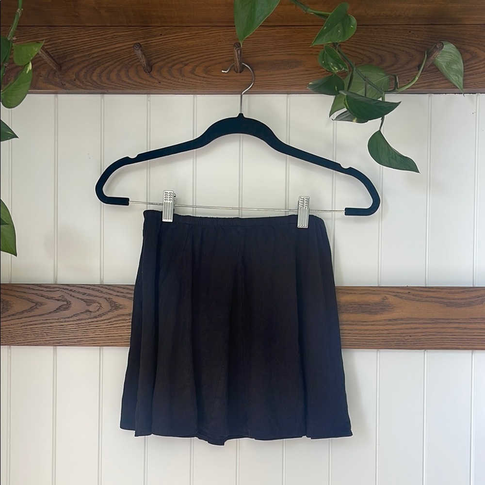 Brandy Melville Black Skater Mini Skirt